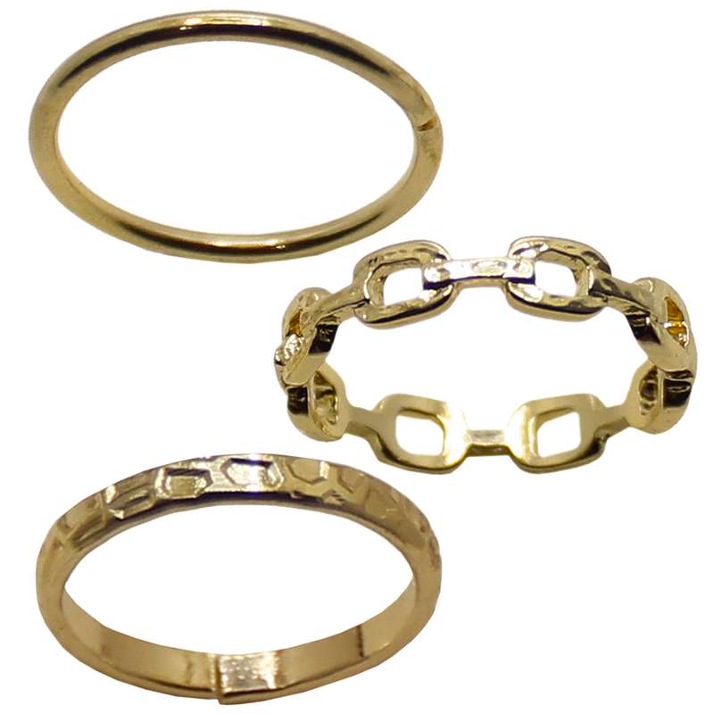 بند انگشتی زنانه  کد RKH_1367 مجموعه 3 عددی