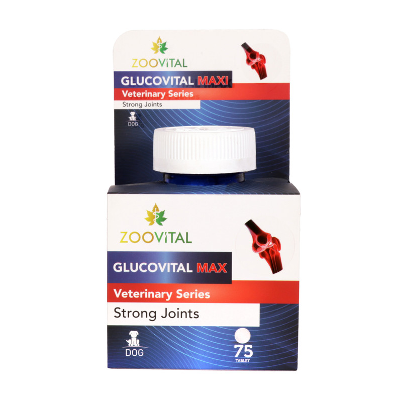 قرص مکمل تقویت مفاصل زوویتال مدل گلوکوویتال مکسی بسته 75 عددی