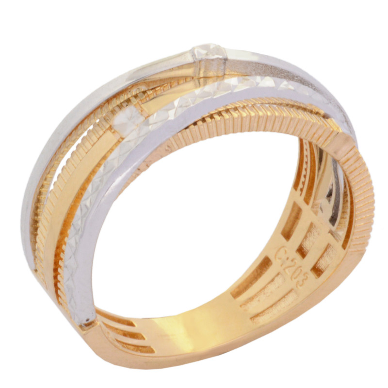 انگشتر طلا 18 عیار زنانه طلای مستجابی مدل تراش جلوا T663 کد 8647 سایز 58