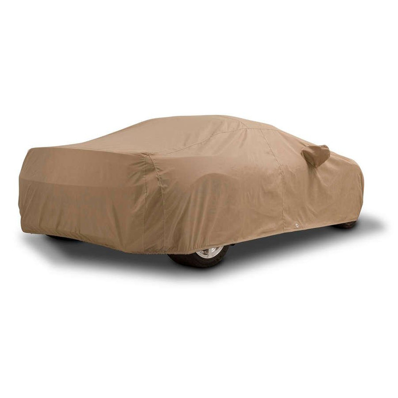 Covercraft Custom Fit Car Cover for Mercedes-Benz C230 Flannel Series Fabric, Tan - 2