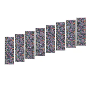 کف پوش ضد لغزش پله مخمل کد LT12 l مجموعه 8 عددی