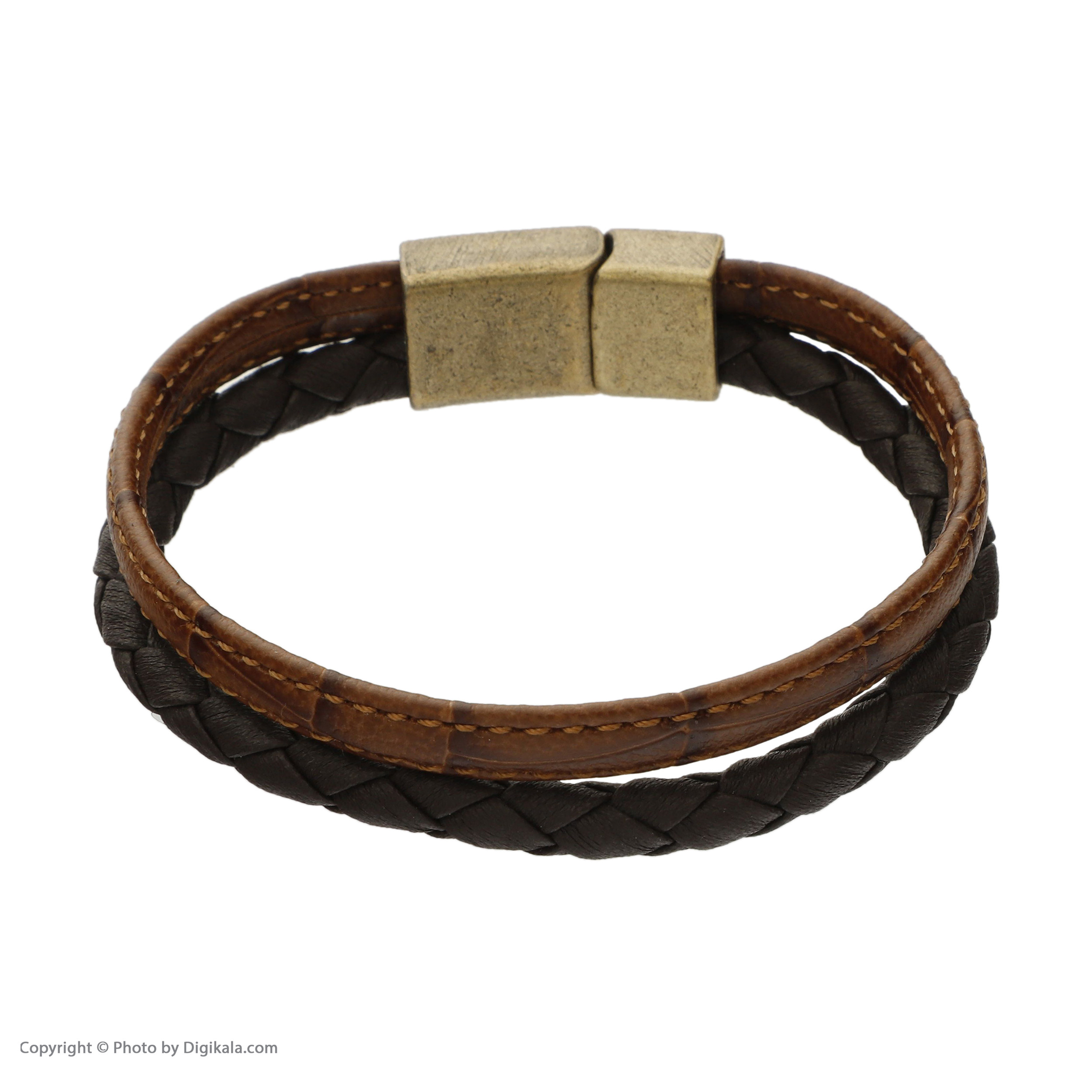 دستبند مردانه مدل چرم DERI 709