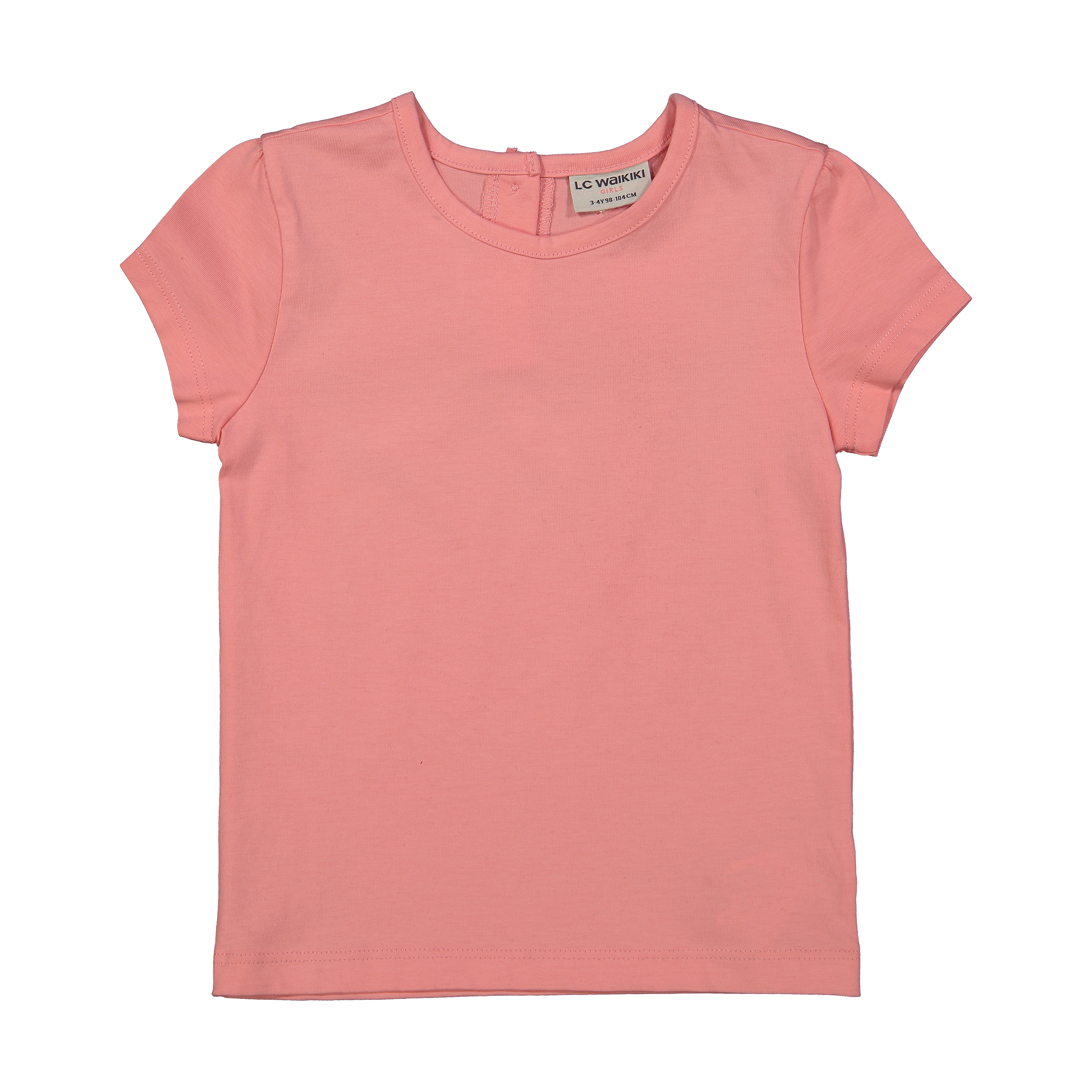 تی شرت آستین کوتاه دخترانه ال سی وایکیکی مدل 9SG627Z4-FMU-PINK