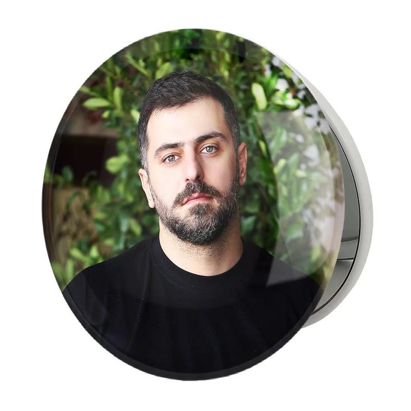 آینه جیبی خندالو طرح علی ضیا مدل تاشو کد 6389 