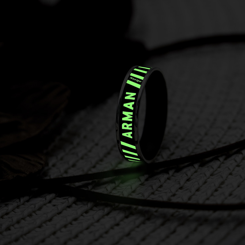 انگشتر ناکسیگو مدل شب تاب طرح آرمان کد RB15932 انگشتر ناکسیگو مدل شب تاب طرح آرمان کد RB15932