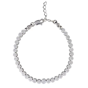 دستبند نقره زنانه مدل فلاور amt-d035