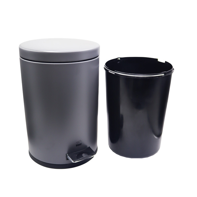 سطل زباله پدالی بهازکالا مدل YPTU-MAT-14L گنجایش 14 لیتر