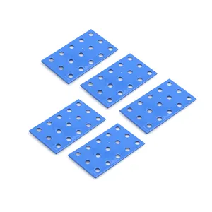 سازه رباتیک مدل صفحه مستطیل 3×5 فلزی رنگی بسته 5 عددی