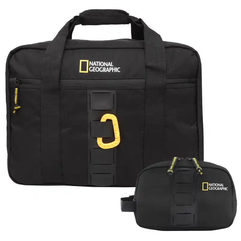 ساک سفری نشنال جئوگرافیک مدل EXPLORER 21219-3 به همراه کیف لوازم شخصی