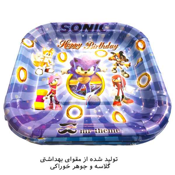 پیش دستی و لیوان یکبار مصرف مستر تم مدل سونیک پلاس بسته 40 عددی