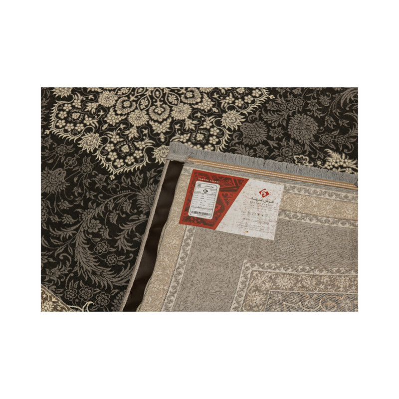 فرش ماشینی سهند کد VT09.XI زمینه ذغالی