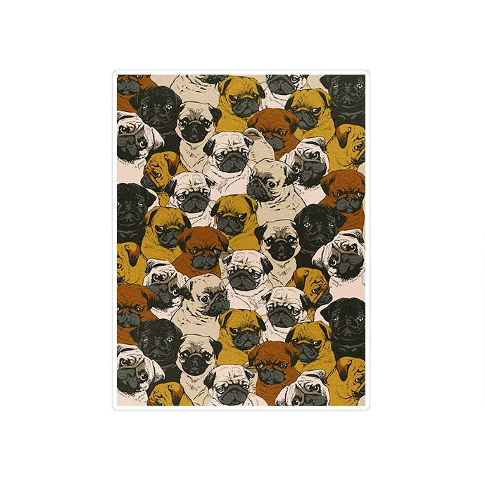 استیکر لپ تاپ ماسا دیزاین طرح سگ مدل STK1483