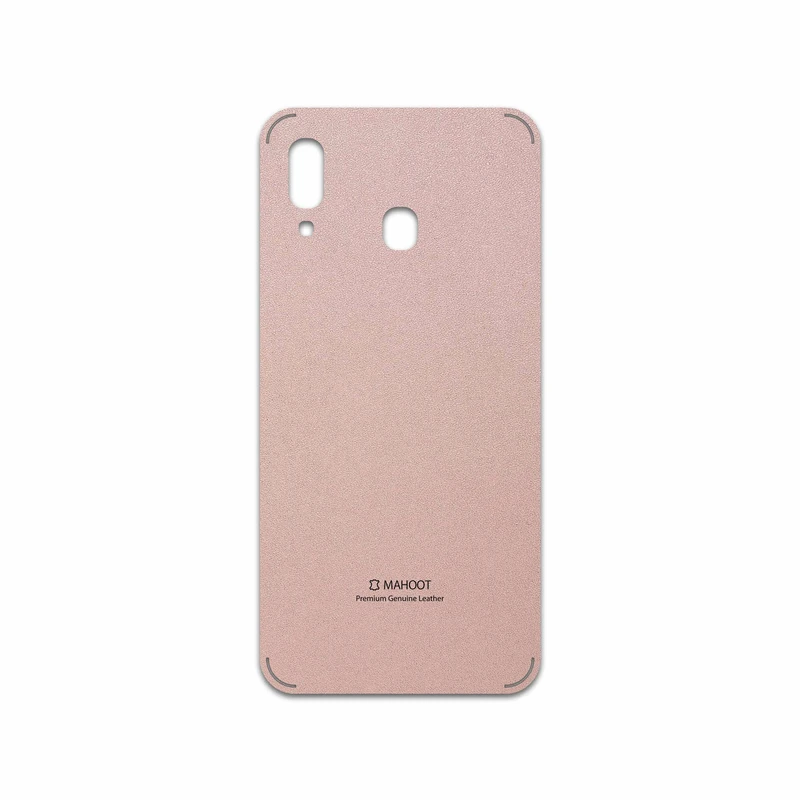 برچسب پوششی ماهوت مدل Rose Gold Leather مناسب برای گوشی موبایل سامسونگ Galaxy A20