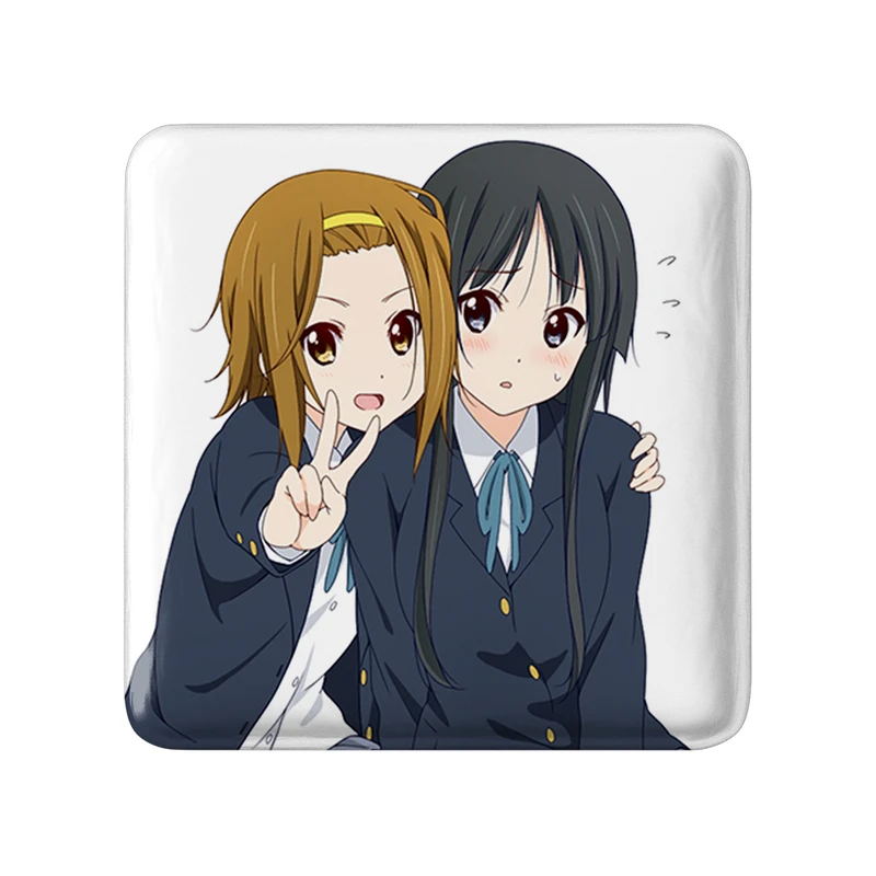 پیکسل خندالو طرح ریتسو و میو انیمه كي اون مدل مربعی کد 34135