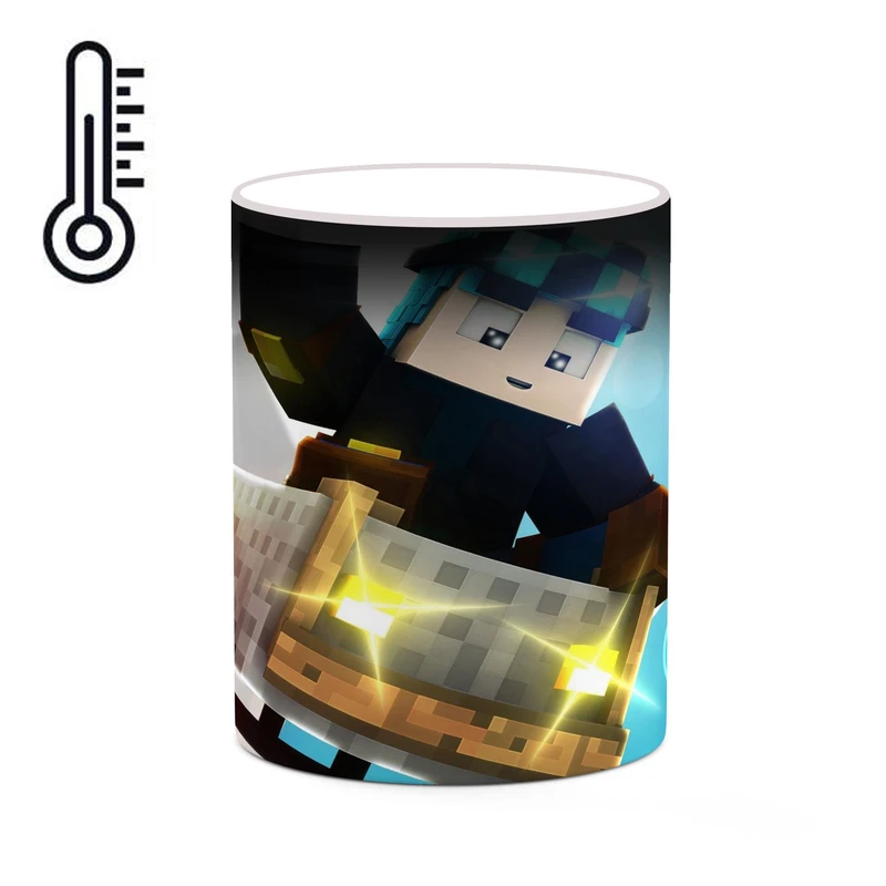 ماگ حرارتی کاکتی طرح ماینکرافت minecraft مدل mgh41158