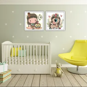استیکر و تابلو کودک و نوزاد مدل N-117 مجموعه 2 عددی