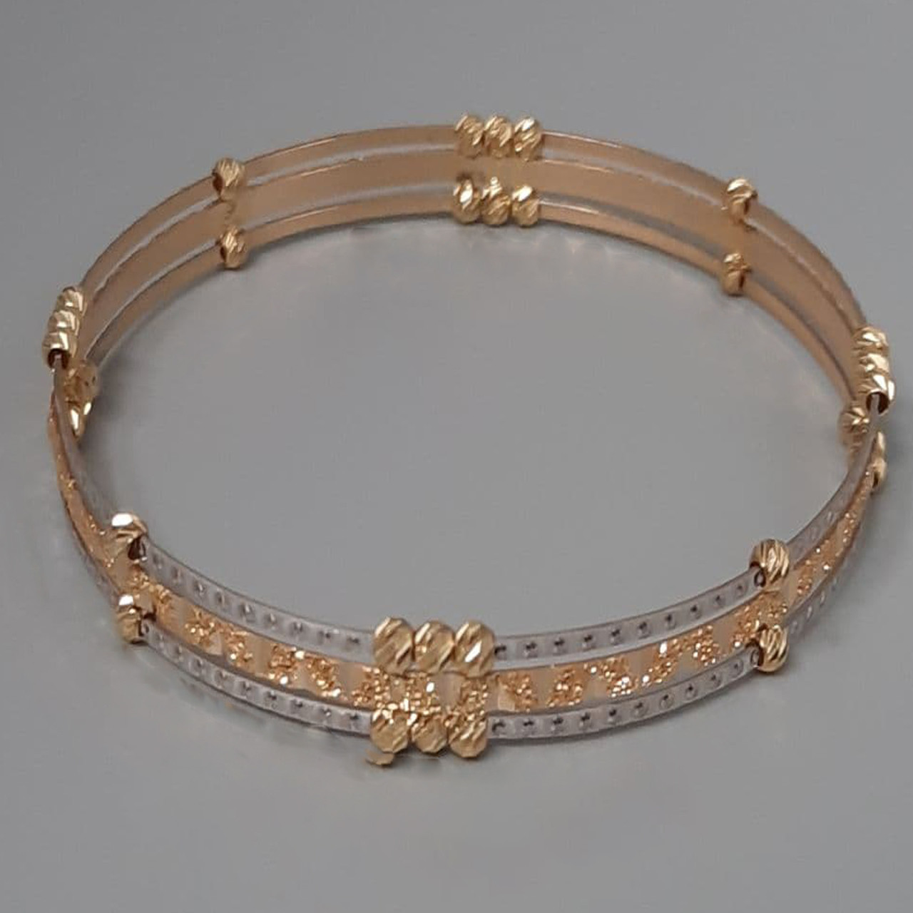 النگو طلا 18 عیار زنانه گالری یارطلا  کد AL45-G-2