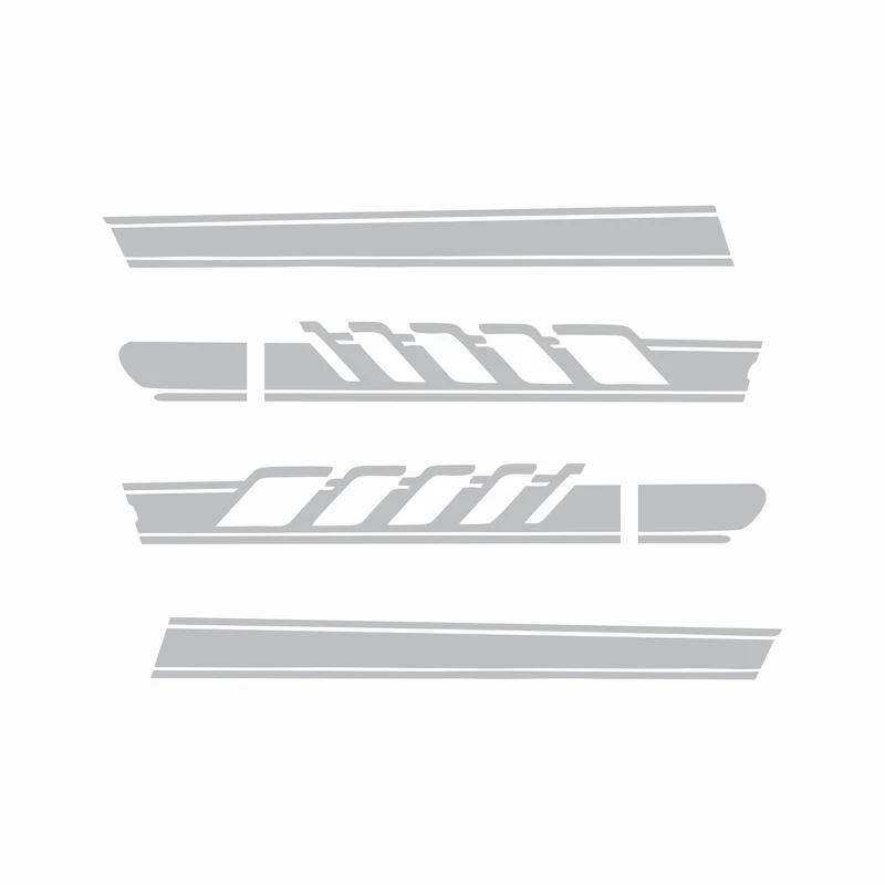 برچسب بدنه خودرو ونگارد کد 17 مجموعه 6عددی 