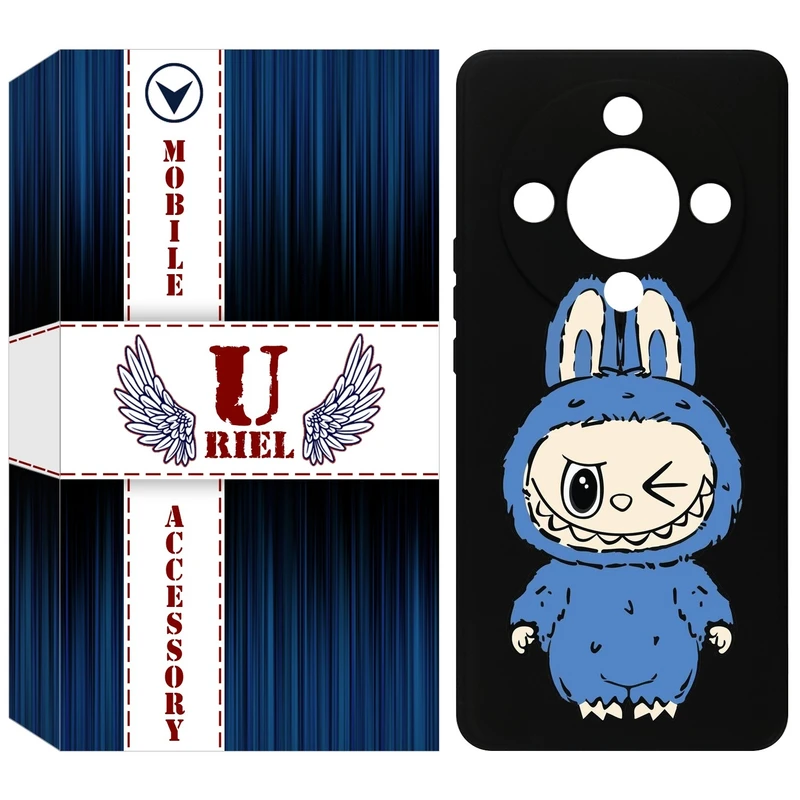 کاور یوریل مدل KSH کد 116 طرح عروسک لبوبو مناسب برای گوشی موبایل آنر X9b / X50 / Magic6 Lite