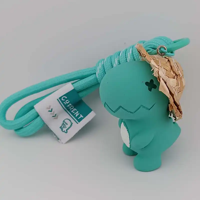 جاکلیدی مدل سرامیکی طرح دایناسور کلاه حصیری