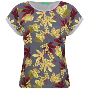 بلوز آستین کوتاه زنانه مدل پیش نخی کد 4