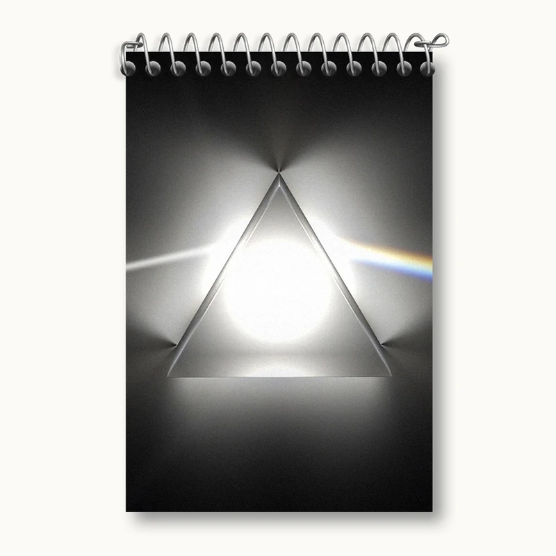 دفتر یادداشت 50 برگ خندالو مدل پینک فلوید (Pink Floyd) کد F1147