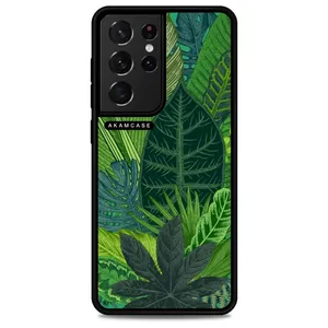 AKAM AMCWSGS21U-LEAVES2 Cover For Samsung Galaxy S21 Ultra