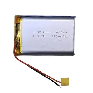 باتری لیتیومی دی ام سل مدل DM-104060 ظرفیت 3500 میلی آمپر ساعت