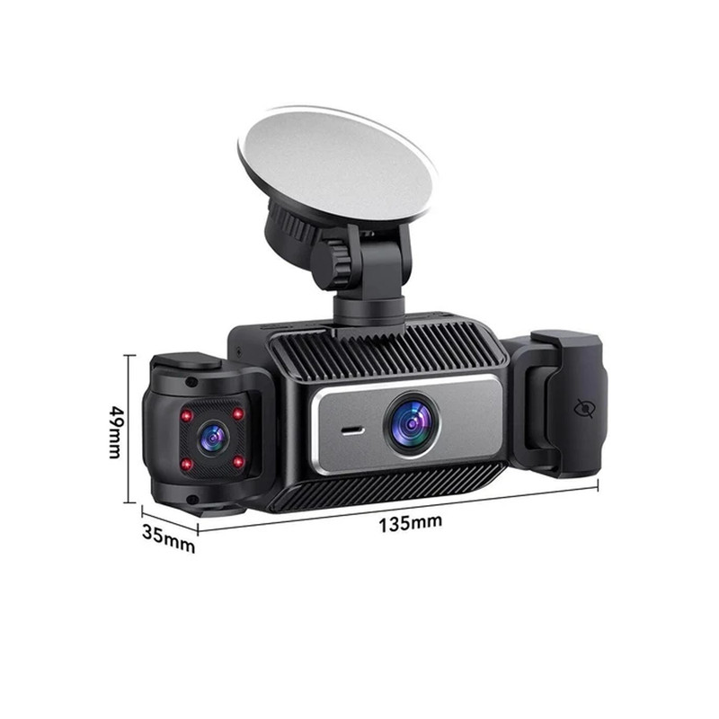 دوربین ثبت وقایع خودرو مدل 4 لنز کد GPlus-WiFi