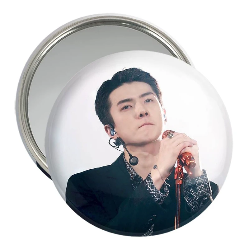 آینه جیبی خندالو مدل سهون گروه اکسو EXO  کد 13473