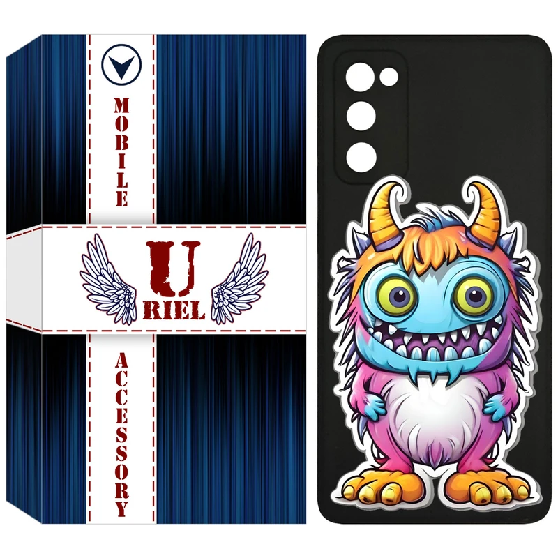 کاور یوریل مدل KSH کد 50 طرح میکروب مناسب برای گوشی موبایل سامسونگ Galaxy S20 FE