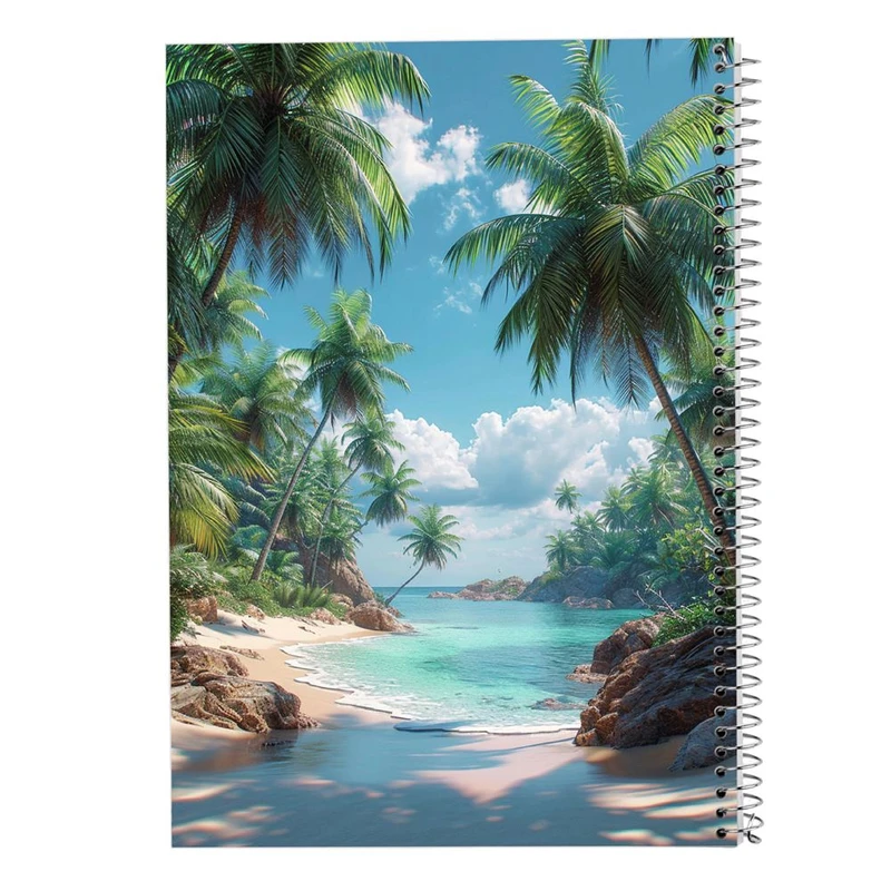 دفتر لیست خرید 50 برگ مدوپد مدل درخت نخل کد DF15224