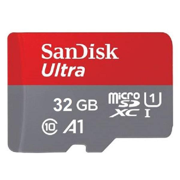 کارت حافظه microSDXC سن دیسک مدل Ultra A1 کلاس 10 استاندارد UHS-I سرعت 100MBps ظرفیت 32 گیگابایت