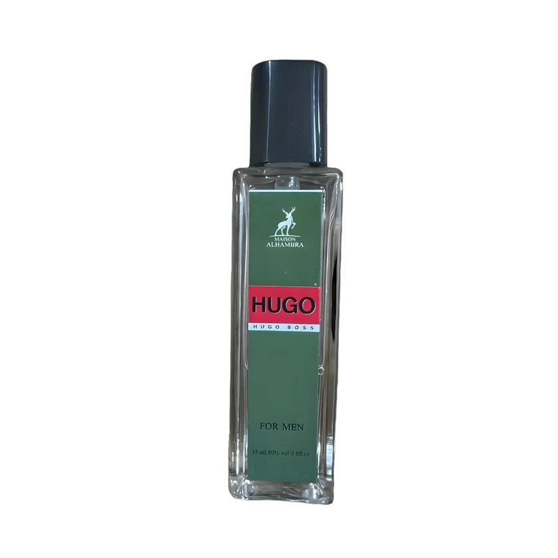 عطر جیبی مردانه الحمبرا مدل HUGO BOSS با رایحه خنک حجم 35 میلی‌لیتر