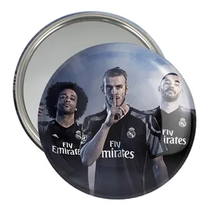 آینه جیبی خندالو مدل تیم رئال مادرید Real Madrid  کد 2105