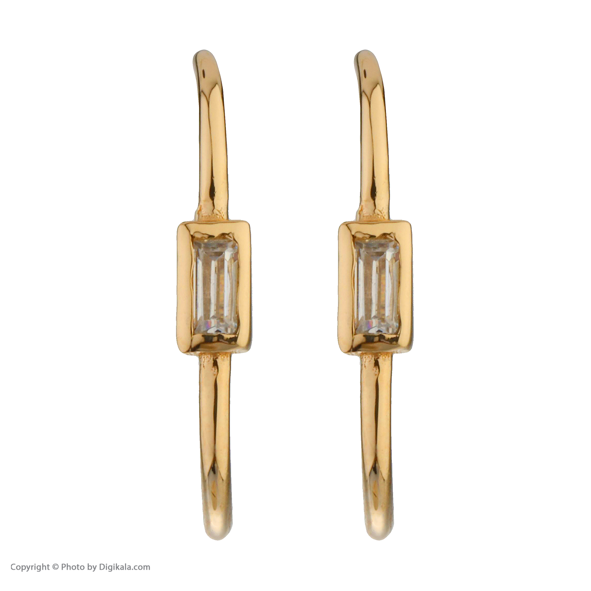 گوشواره طلا 18 عیار زنانه پرسته مدل WE681