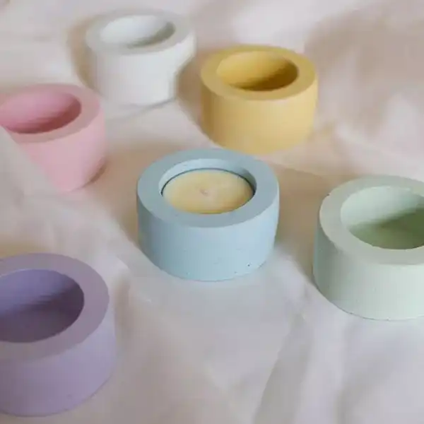 شمعدان مدل بتنی مجموعه دو عددی