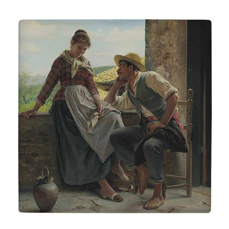  زیر لیوانی  طرح نقاشی عشاق کد    6227415_5758