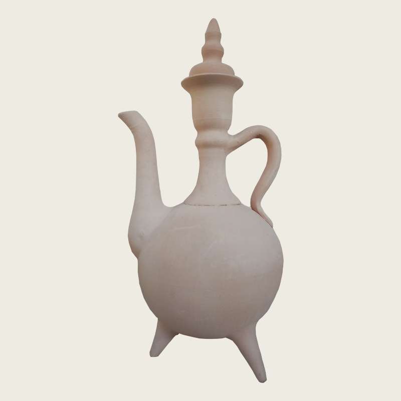 گلاب پاش سفالی خام مدل 2A1