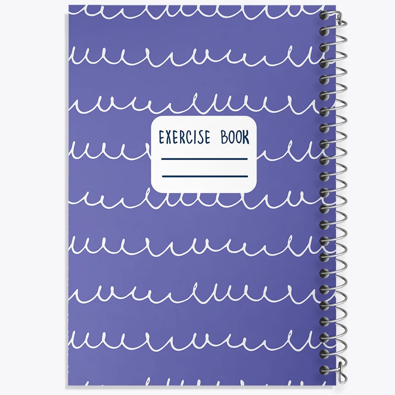 دفتر نقاشی 50 برگ خندالو طرح پترن فانتزی کد N456