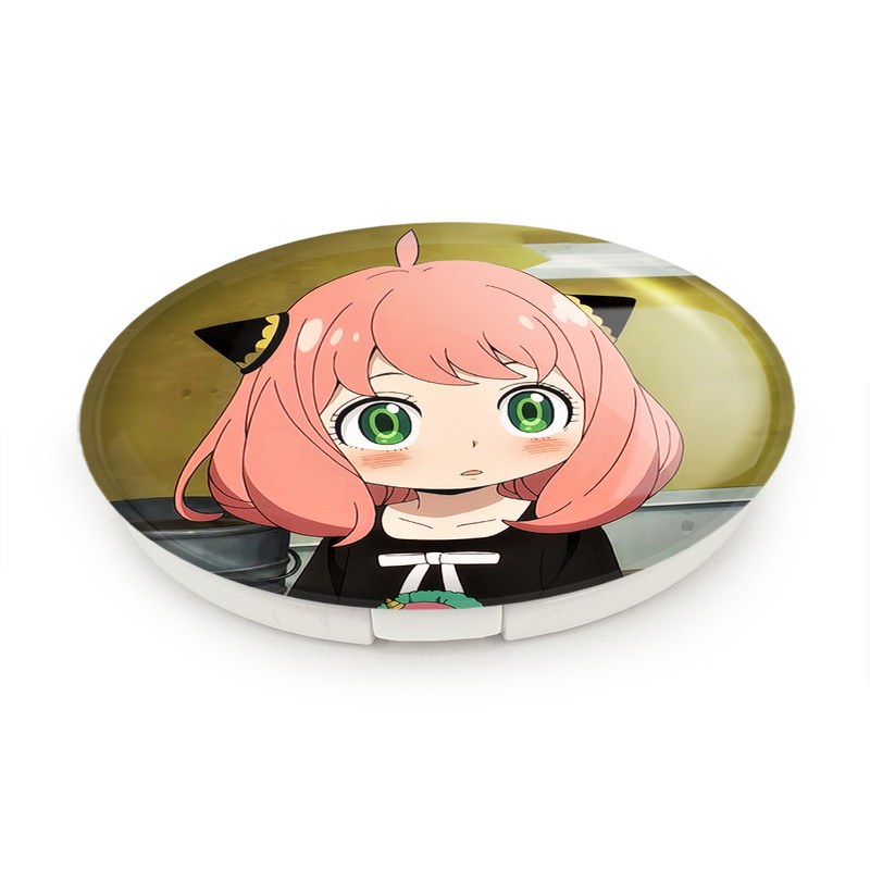 آینه جیبی خندالو طرح آنیا فورجر انیمه اسپای ایکس فمیلی مدل تاشو کد 15585