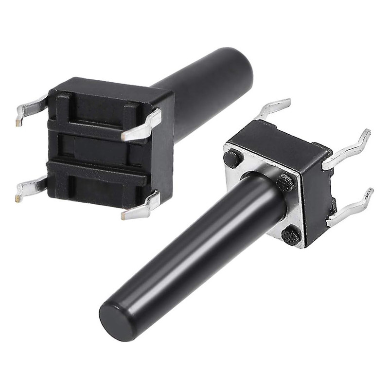 میکرو سوئیچ مدل Vertical-6×6×17-4P بسته 10 عددی