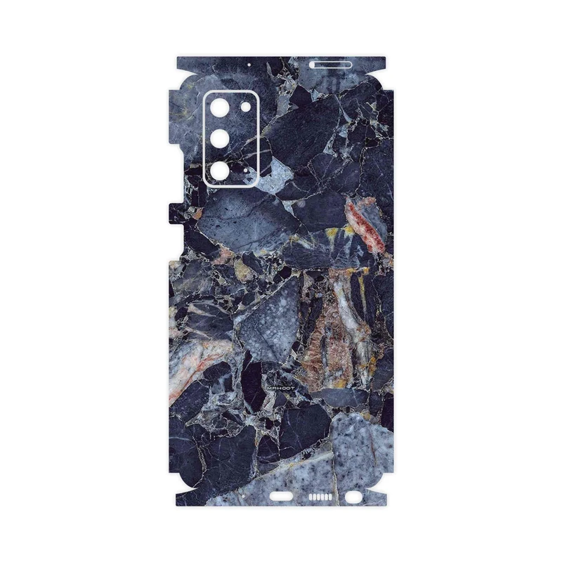 برچسب پوششی ماهوت مدل Broken black marble-FullSkin مناسب برای گوشی موبایل سامسونگ Galaxy Note 20