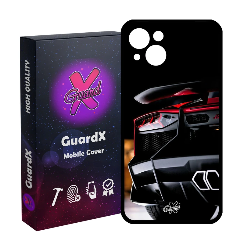 کاور گارد ایکس طرح Lamborghini مدل Glass10336 مناسب برای گوشی موبایل اپل iPhone 13