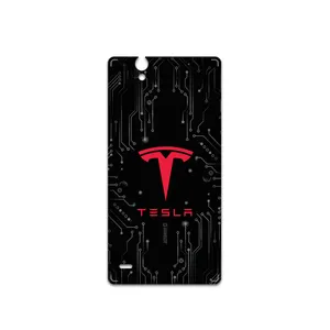 MAHOOT TESLA-Motors Cover Sticker for Sony Xperia C4