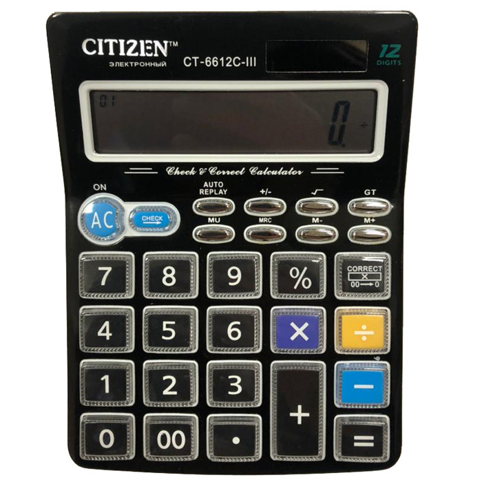ماشین حساب  مدل CT-6612C