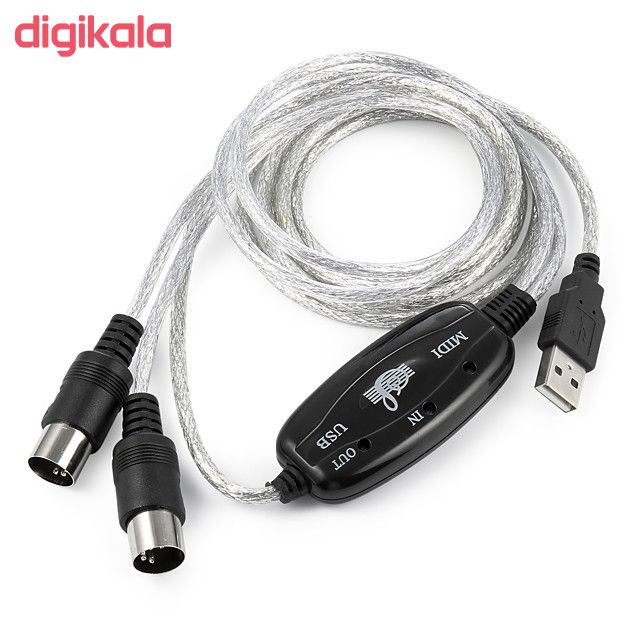 مشخصات قیمت و خرید کابل تبدیل Midi به Usb مدل Am01 دیجی کالا