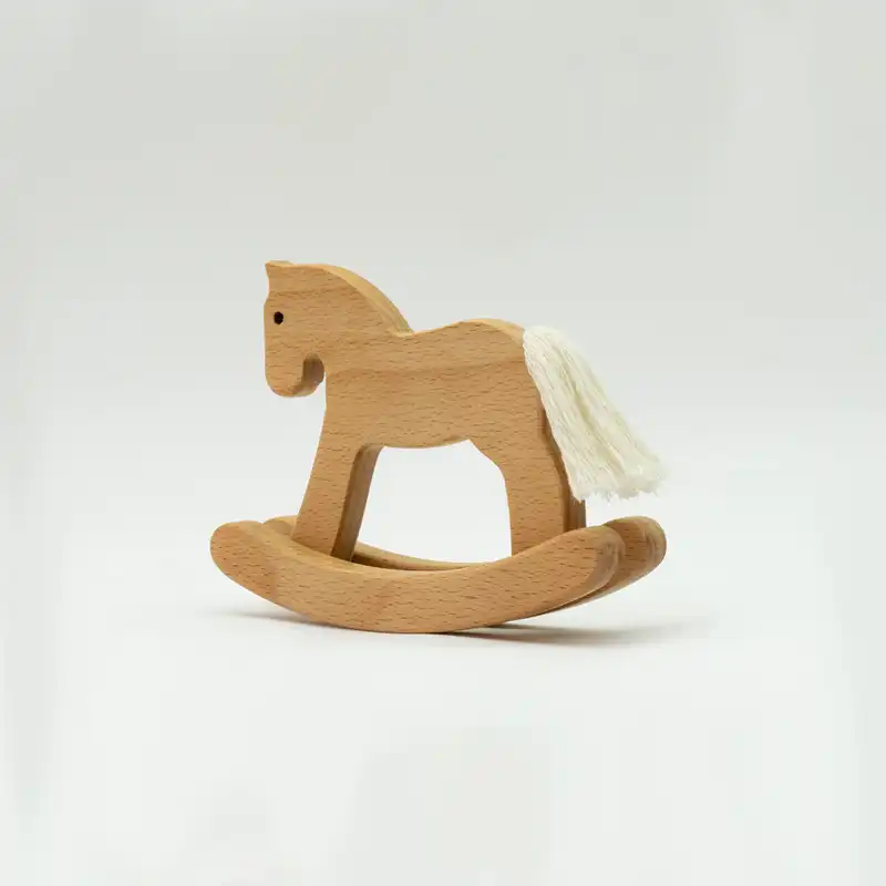 اسباب بازی چوبی مدل اسب راکر