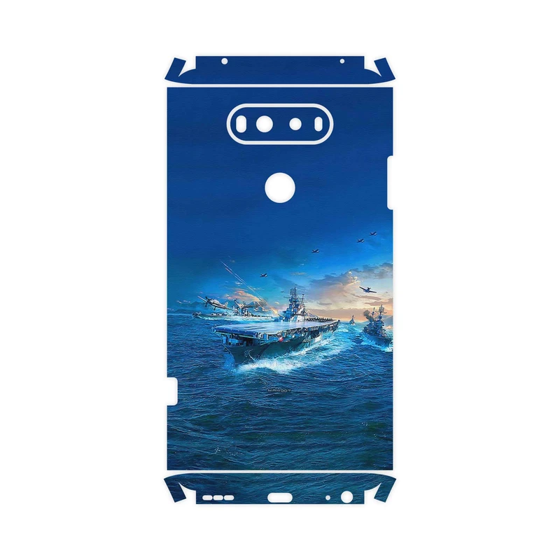 برچسب پوششی ماهوت مدل Warship-FullSkin مناسب برای گوشی موبایل ال جی V20