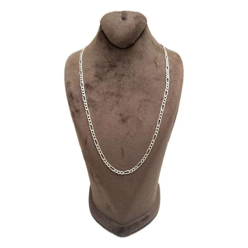 زنجیر نقره مدل فیگارو کد 1322